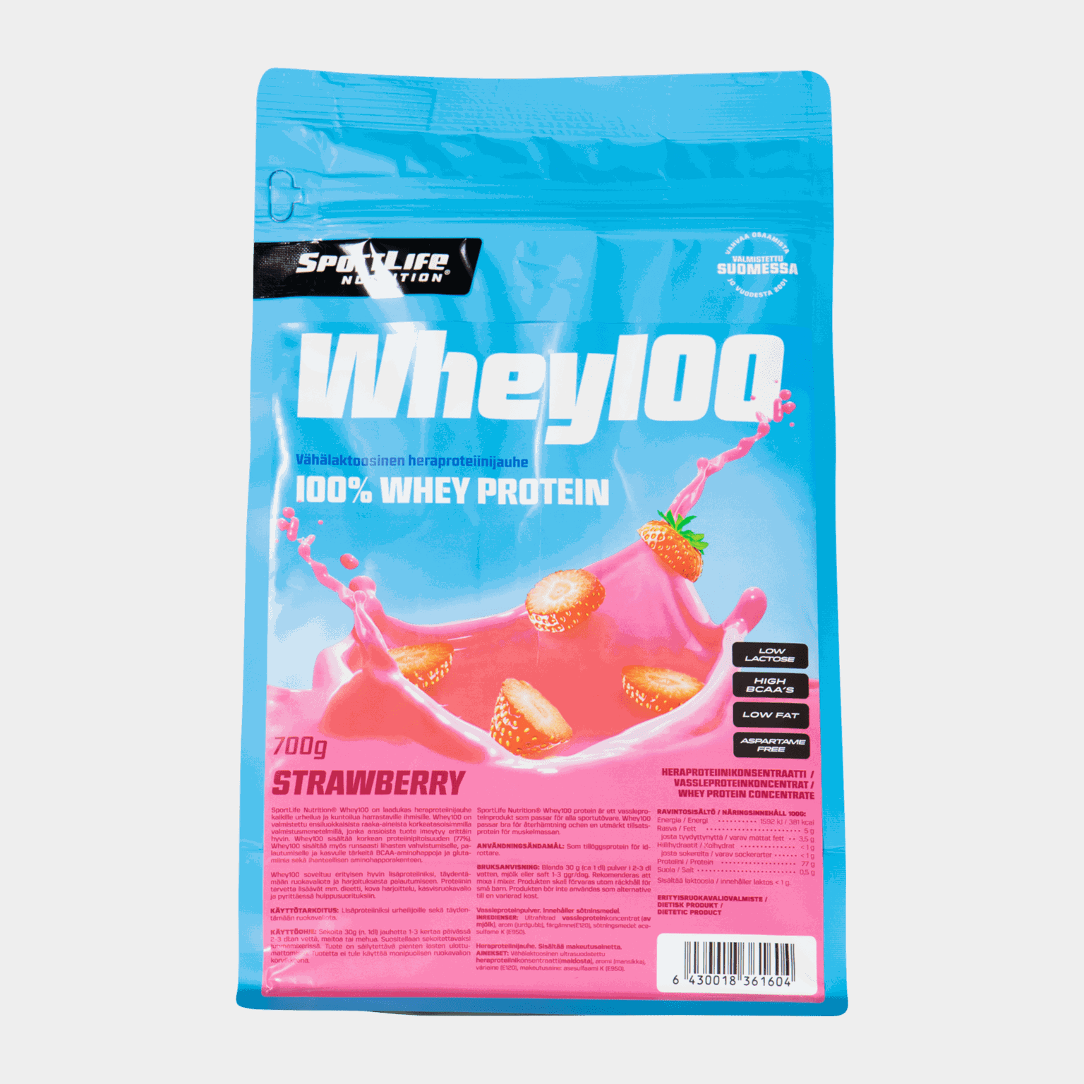 Whey100, proteinpulver - Vassle