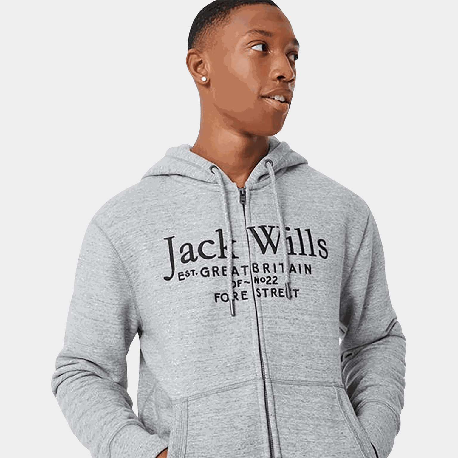 Pinebrook Full Zip Hoodie, huvjacka, herr - full image 3