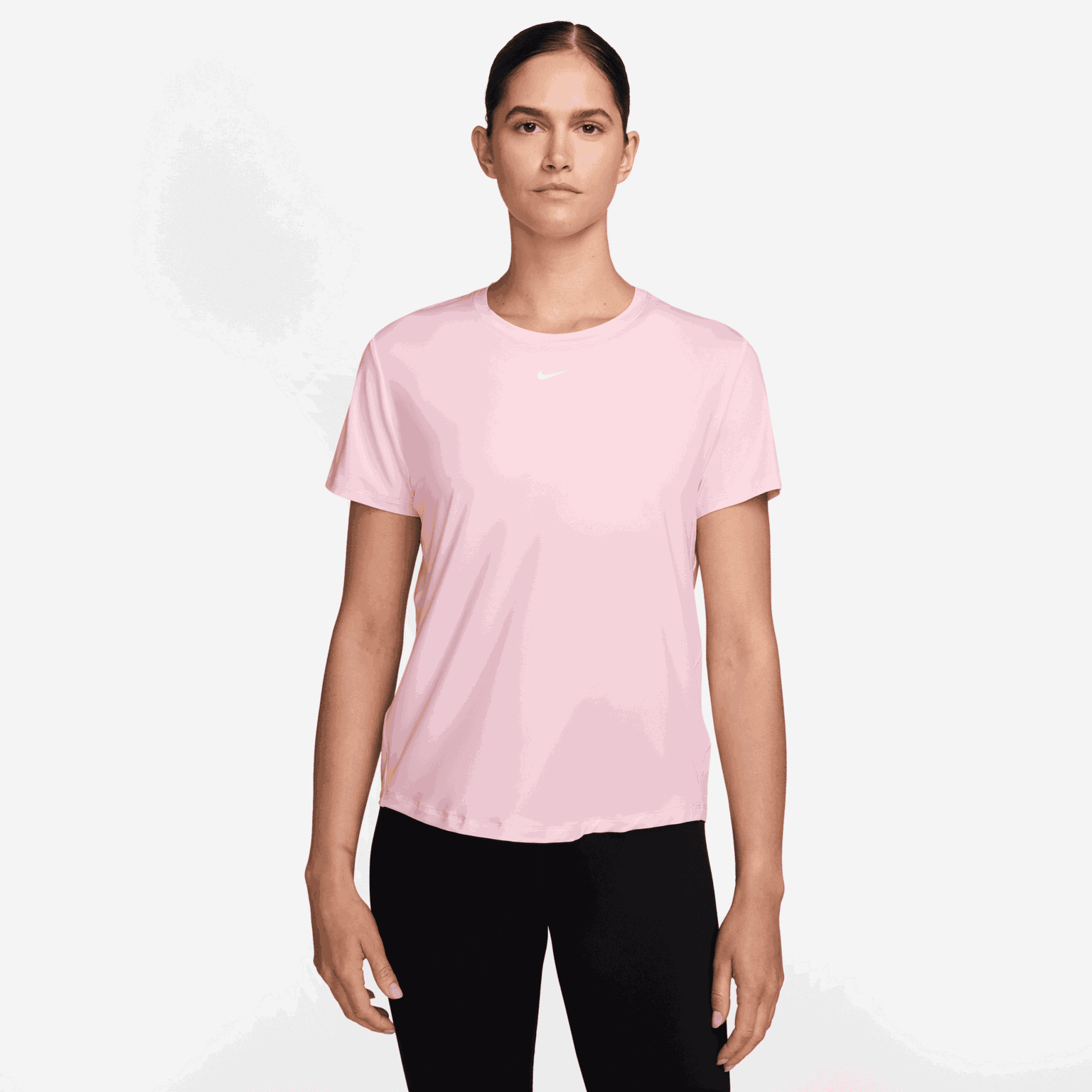 One Fitted Dri-FIT Short Sleeve Top, t-shirt, dam - full image 1