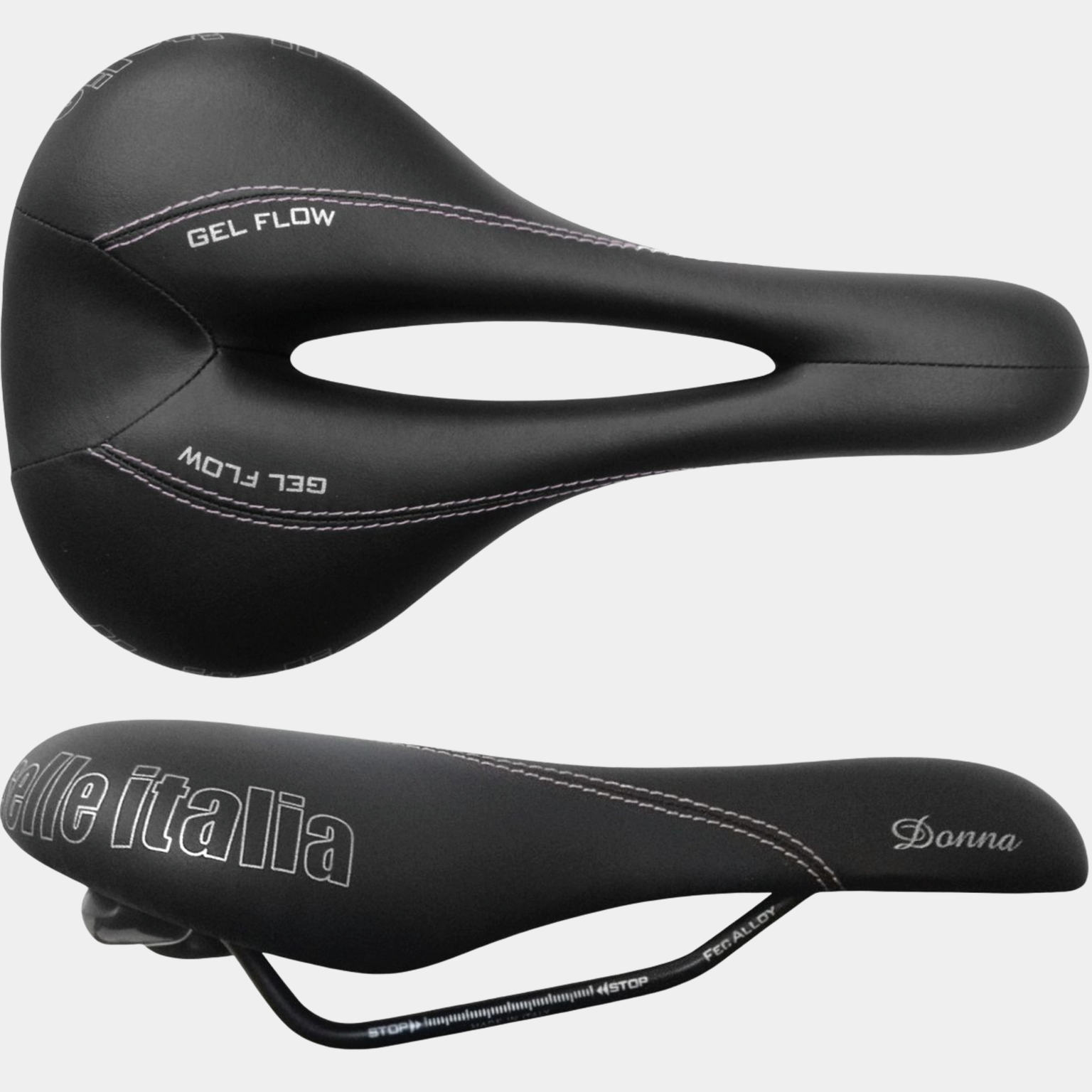 Saddle Donna Gel Flow Lady, cykelsadel, dam - full image 1