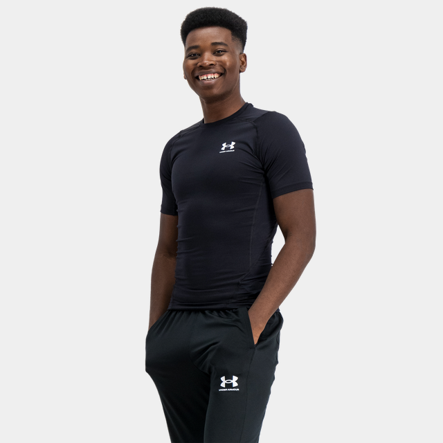 HeatGear™ Armour Compression Short Sleeve, t-shirt herr - Tränings-T-Shirts