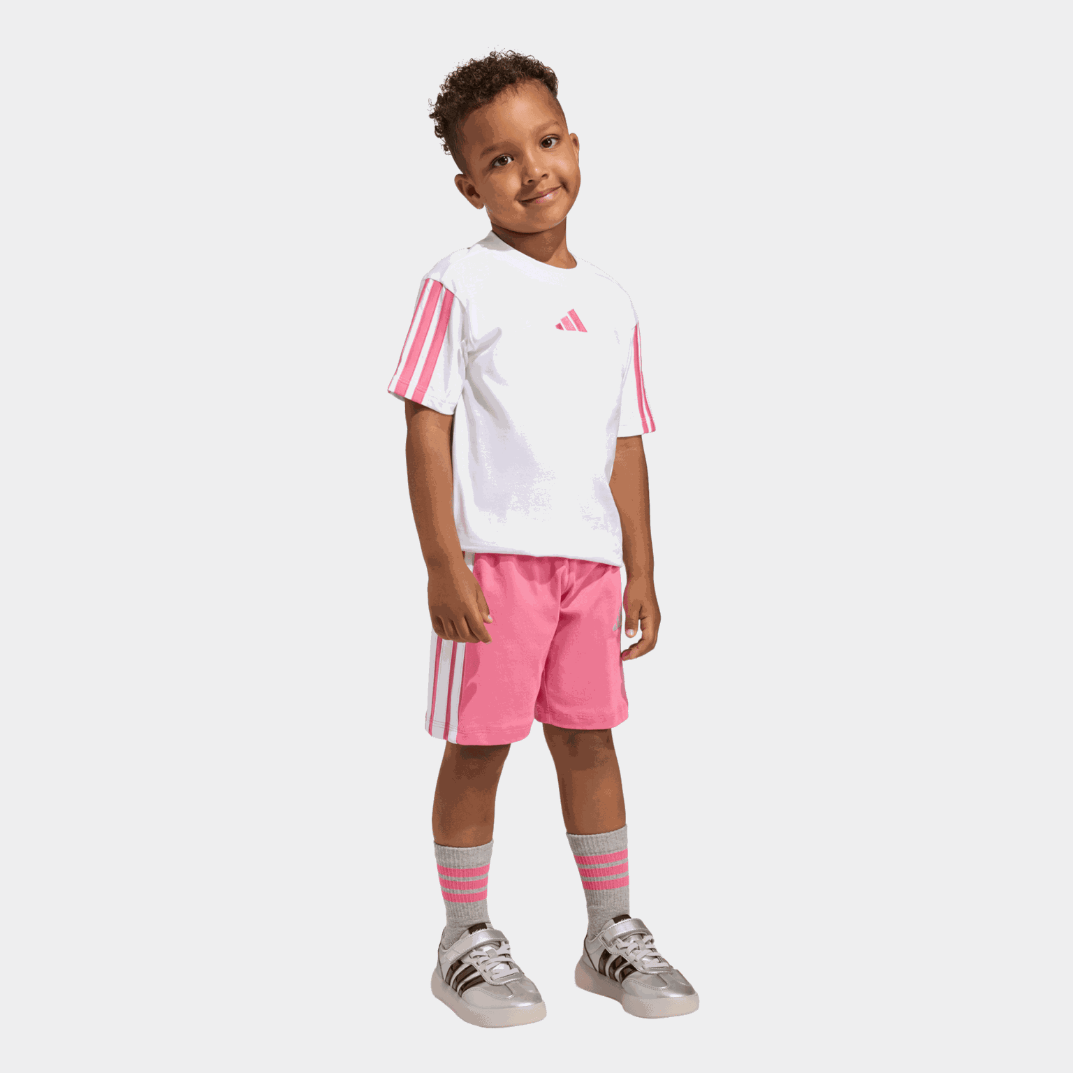 LK 3S T-SET 160, t-shirt och shorts, barn - full image 2