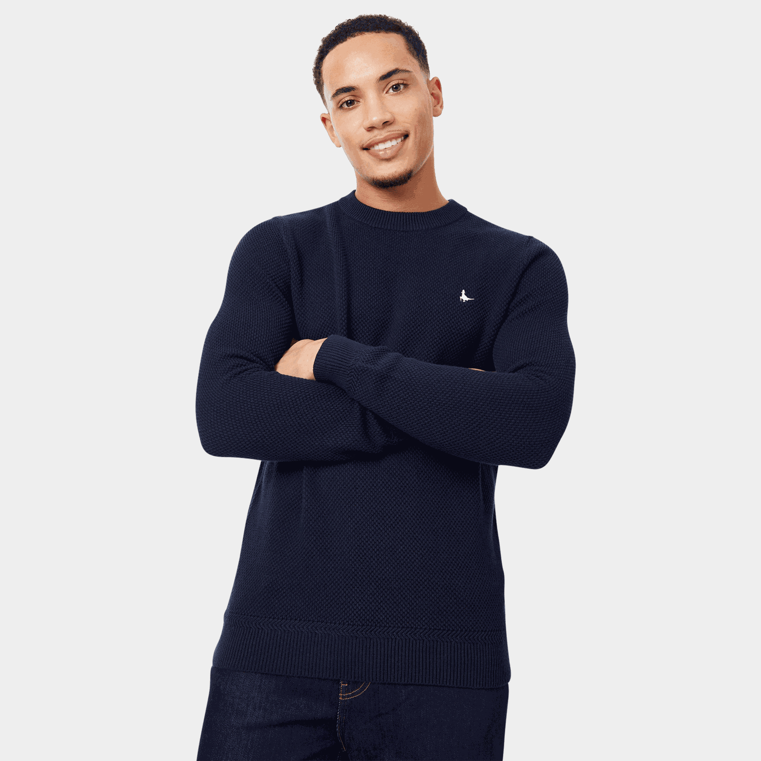 Linus Seed Stitch Jumper, tröja, herr - full image 1