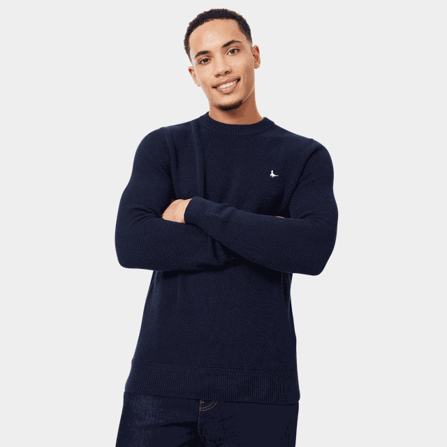 Linus Seed Stitch Jumper, tröja, herr - Hoodtröjor