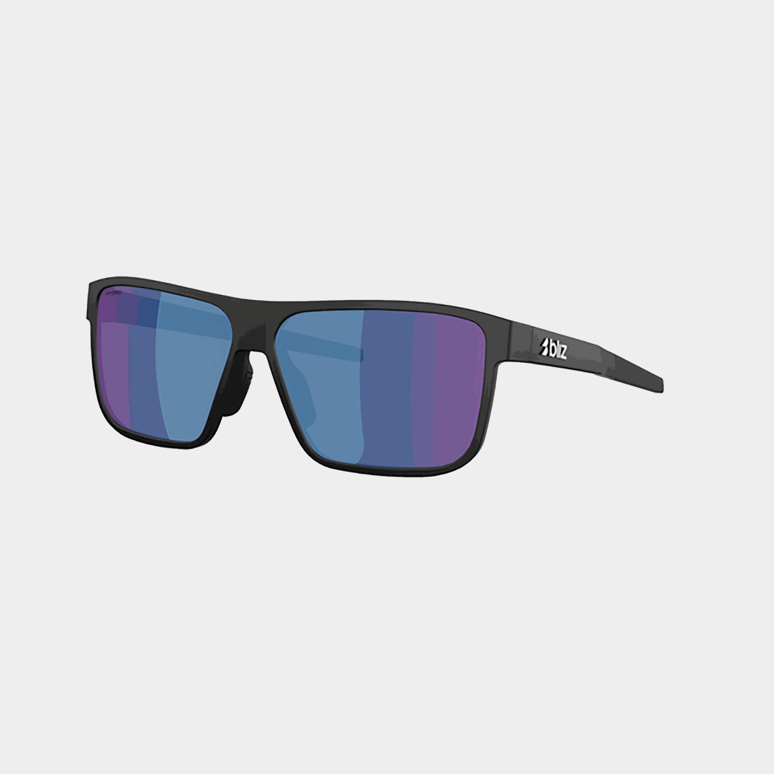 A008 MATTE BLACK SMOKE BLUE MULTI, solglasögon, unisex - full image 1