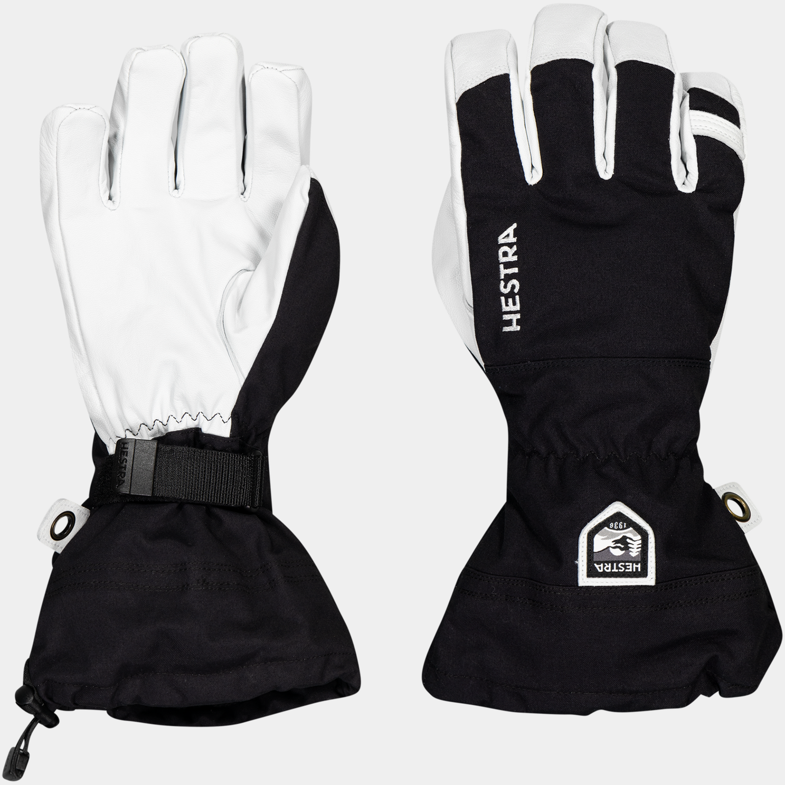 Alpine Glove Army leather Heli ski - 5 finger 25/26, skid- och snowboardhandske - full image 1