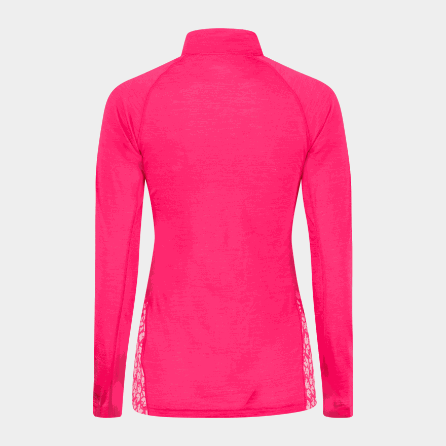 Lekker Half Zip, ulltröja, dam - full image 3