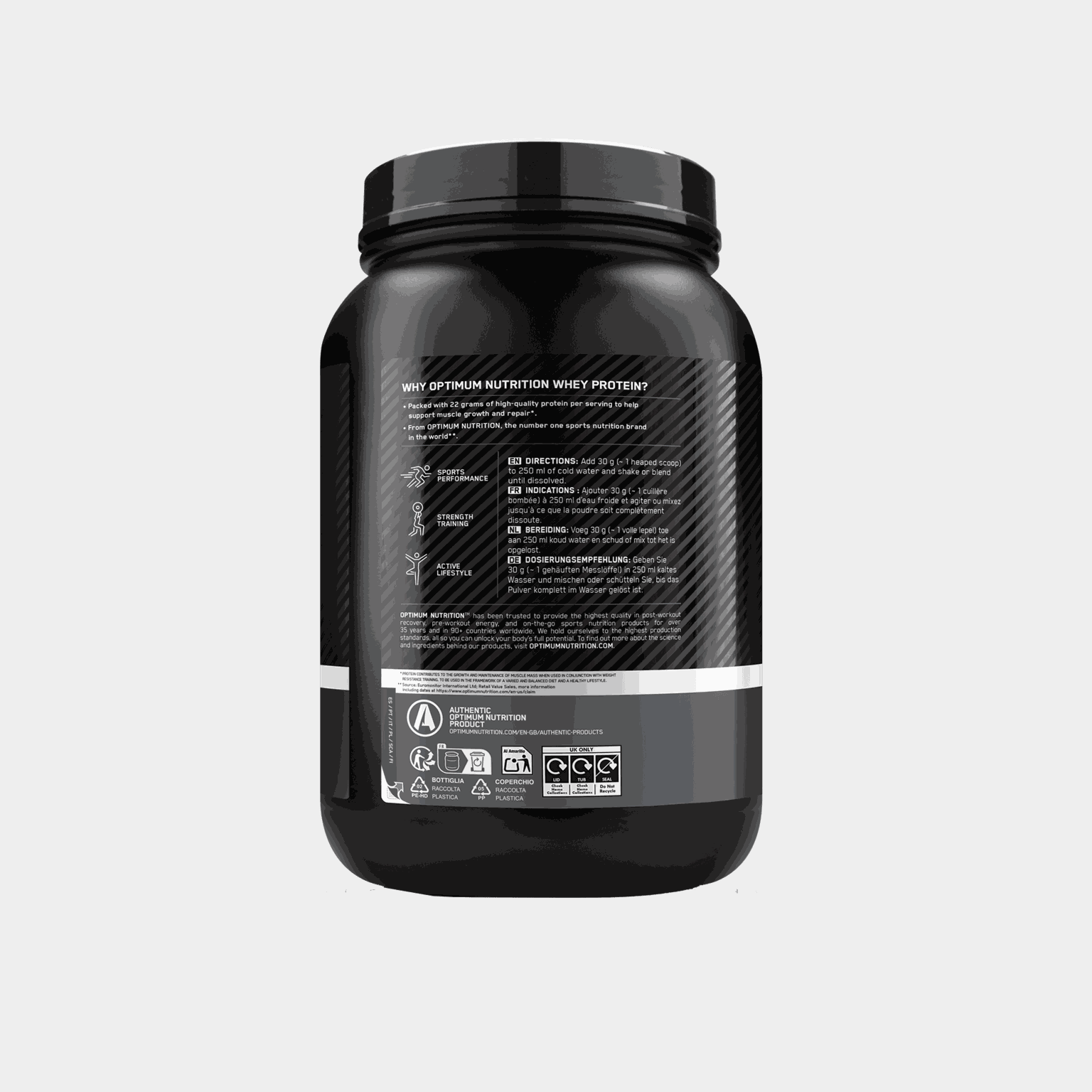 Whey Strawberry, proteinpulver - full image 3