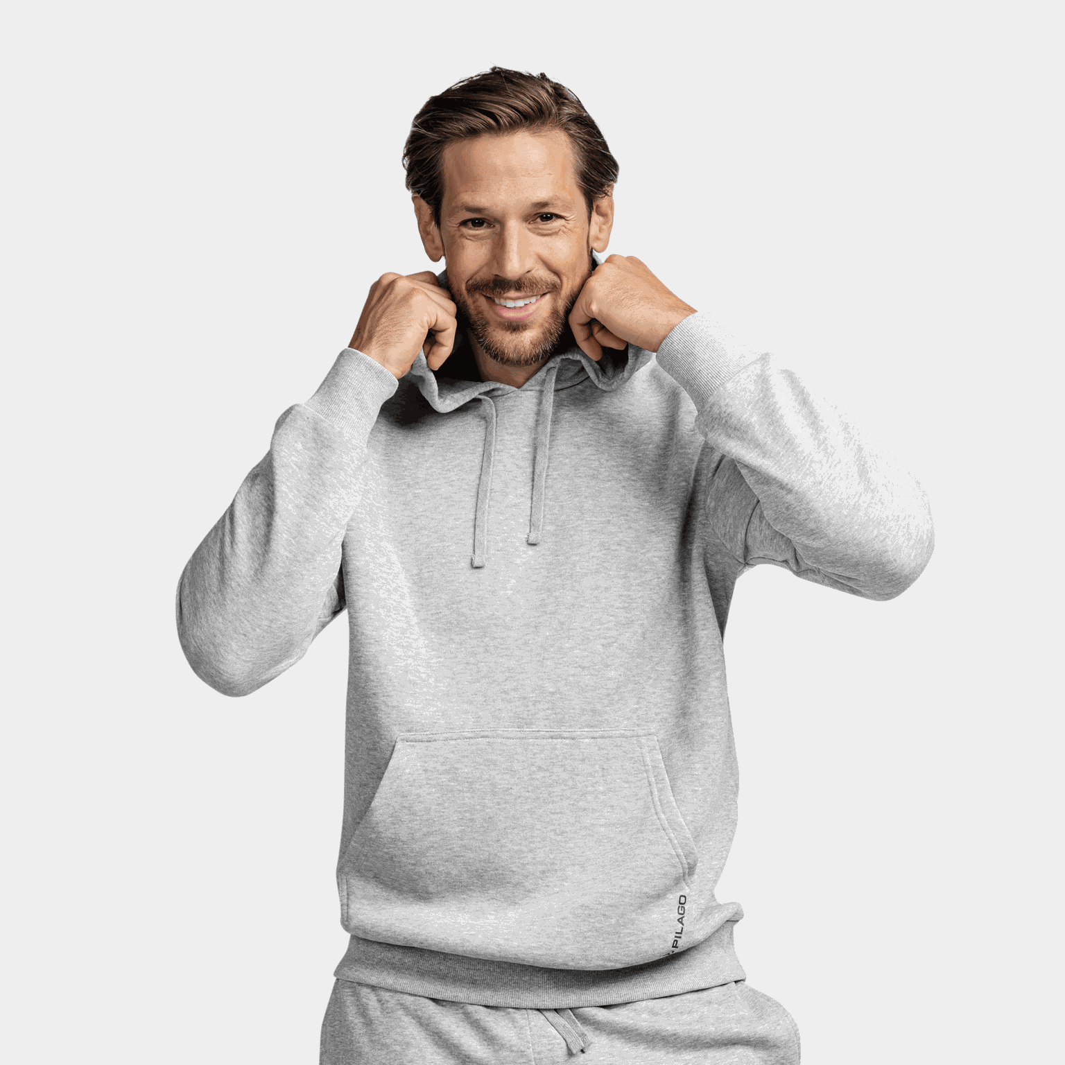 Essentiell hoodie, huvtröja herr - full image 1