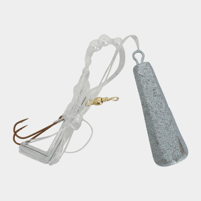 Flatfish 120 g, tackel - Lekande & Fjäderringar