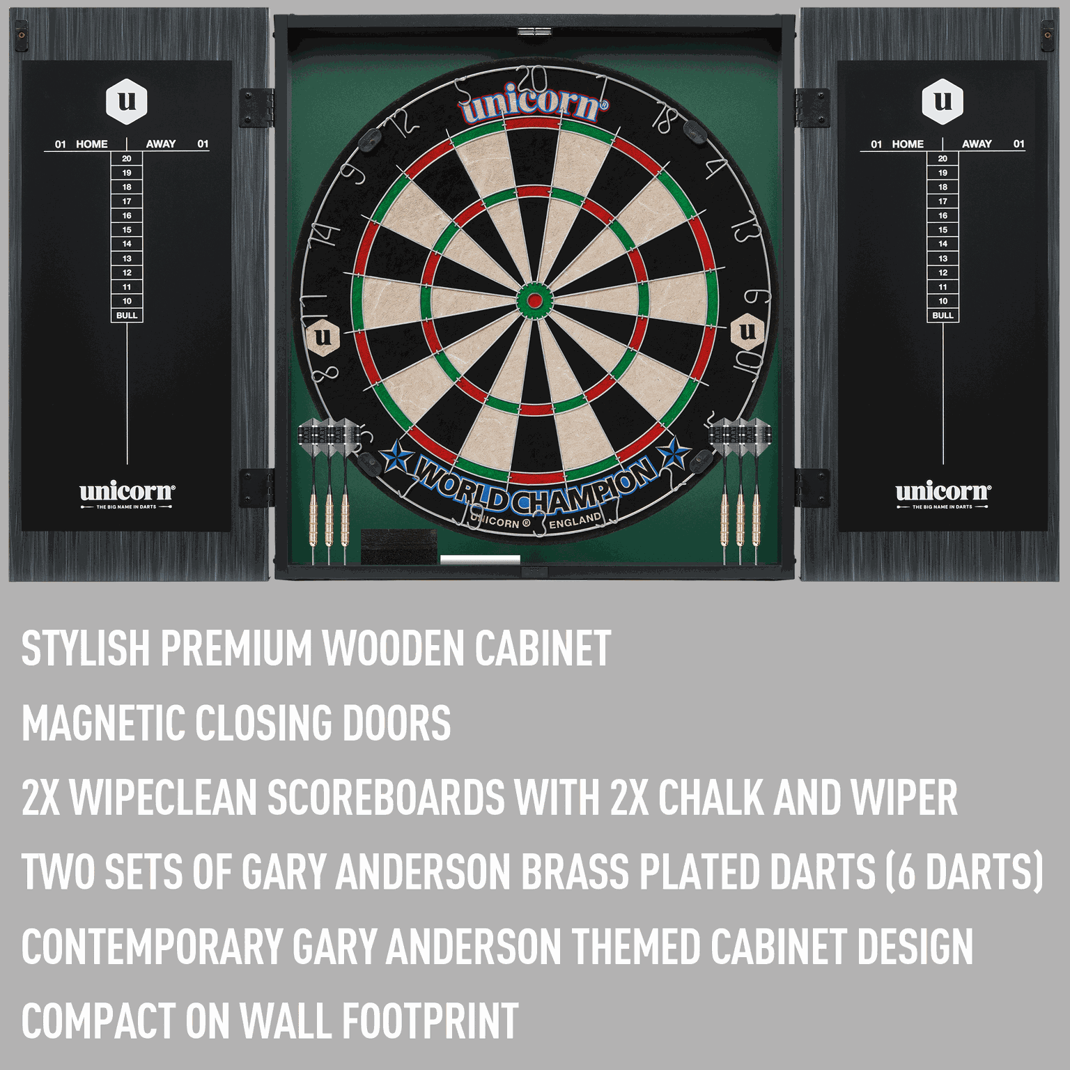 G.Anderson Dart Deluxe Cabinet, dartskåp - full image 4